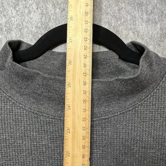 Vintage 90s Thermal Sweater Mens Large Glacier Gear Outdoors Pullover Boxy Loose - Picture 3 of 11
